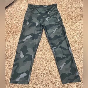 Army Green Dropped Leggings